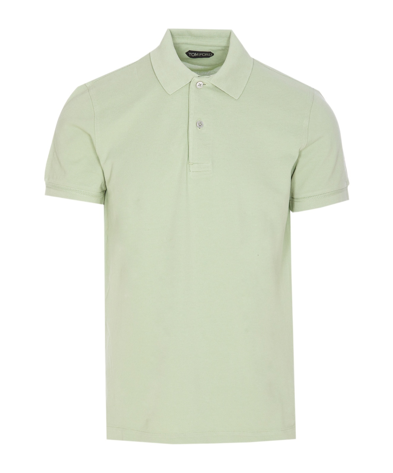 Tom Ford Short-sleeved Polo Shirt In Green