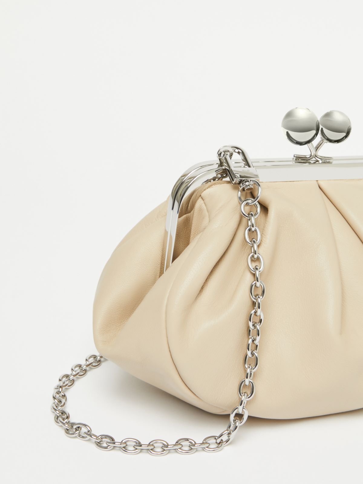Weekend Max Mara Small Pasticcino Shoulder Bag In Nude