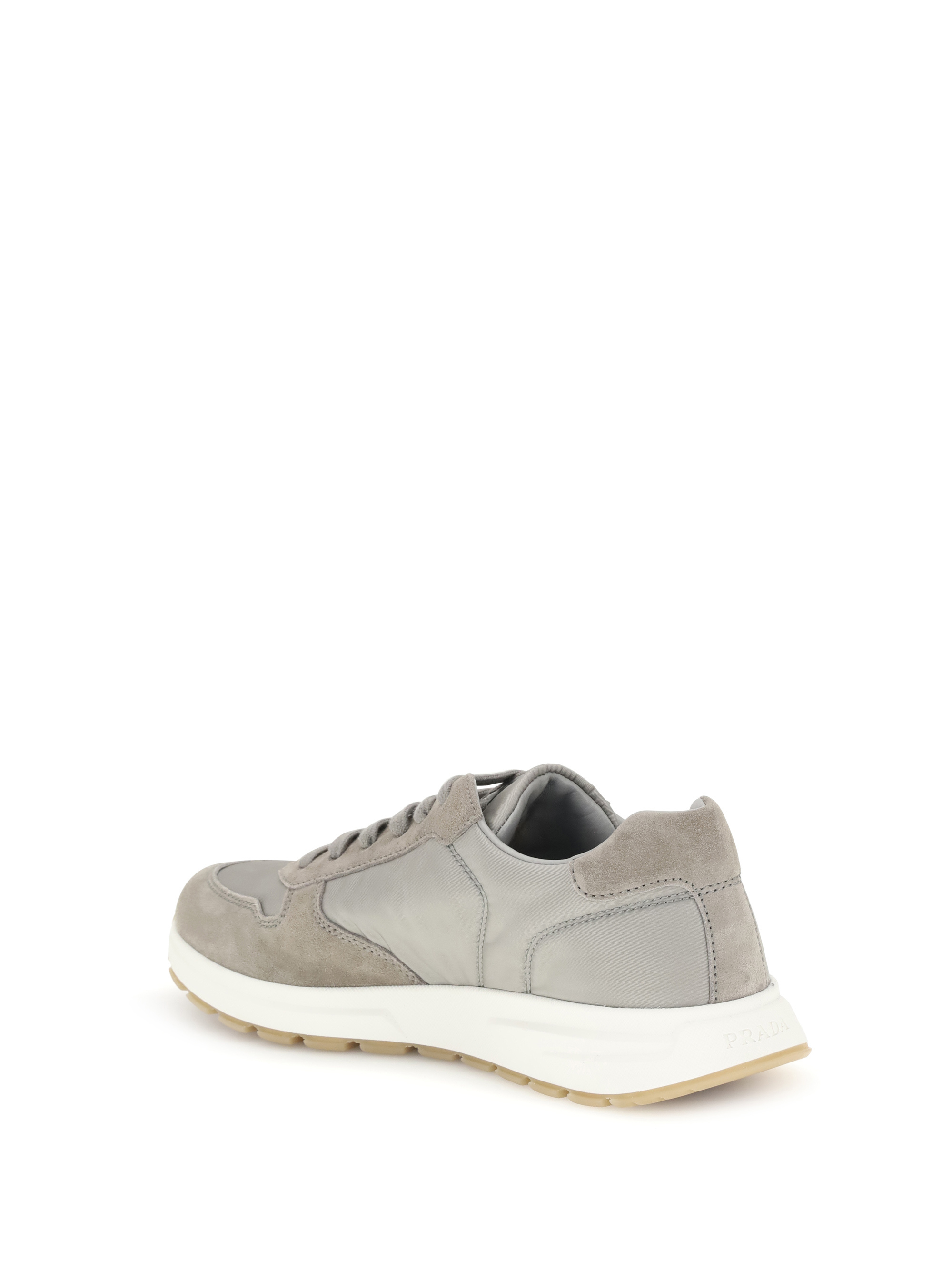Prada Prax 01 Re-nylon Sneakers In Gray