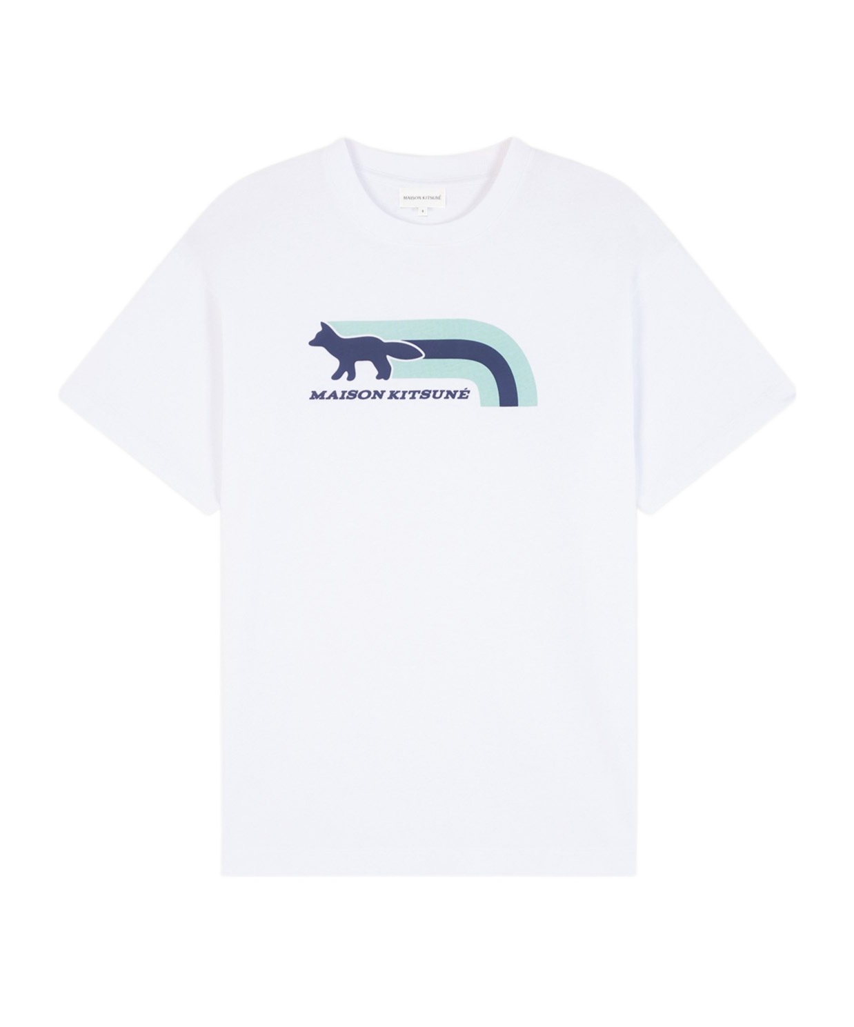 MAISON KITSUNÉ FLASH FOX-PRINT COTTON T-SHIRT