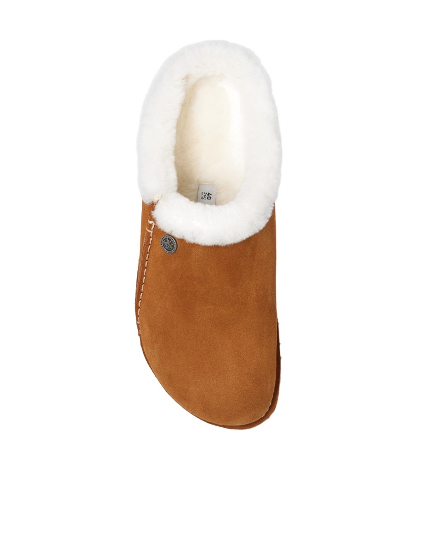 Birkenstock Zermat Suede Slippers In Brown