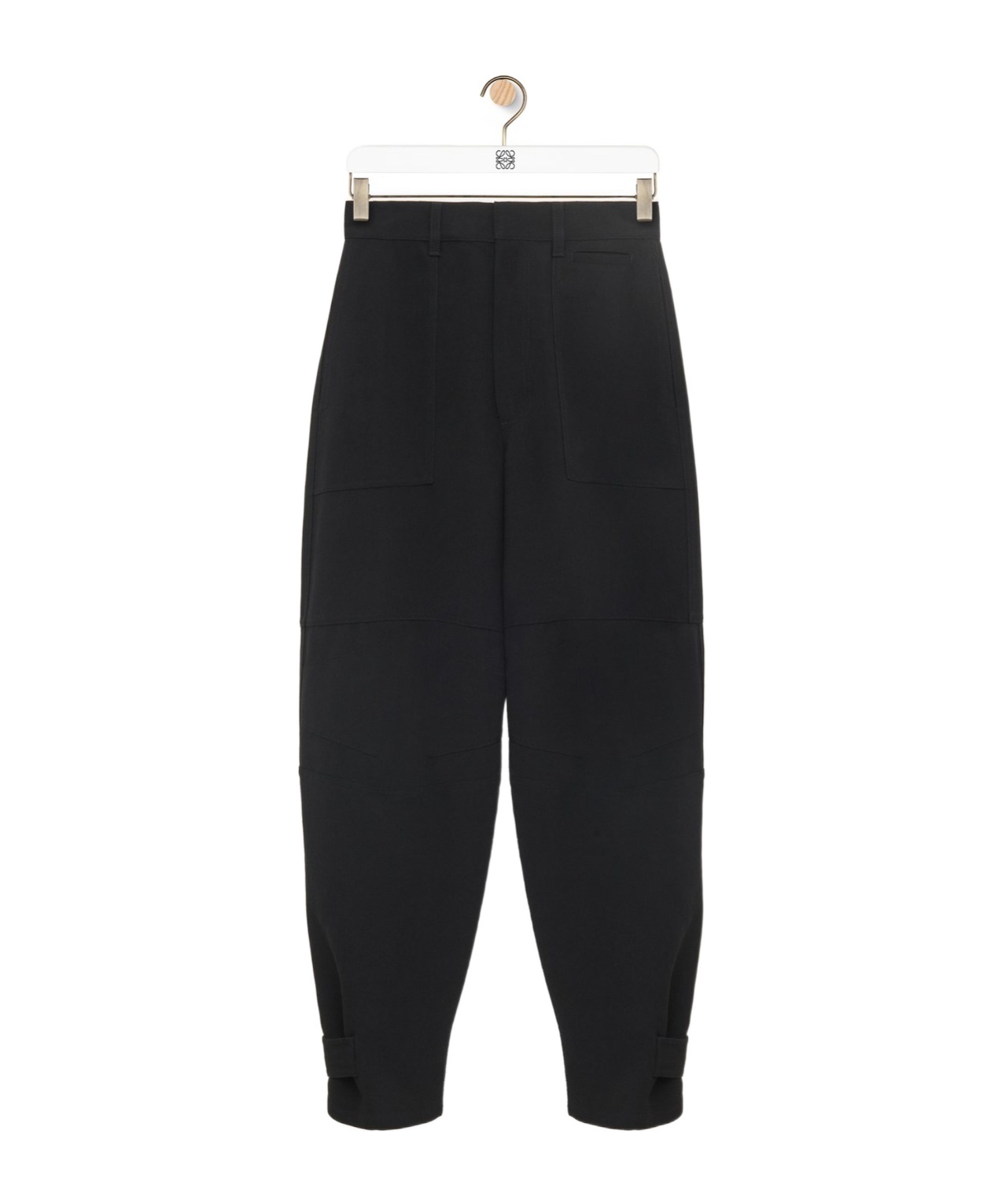 Loewe Belt-loop Overalls In Black