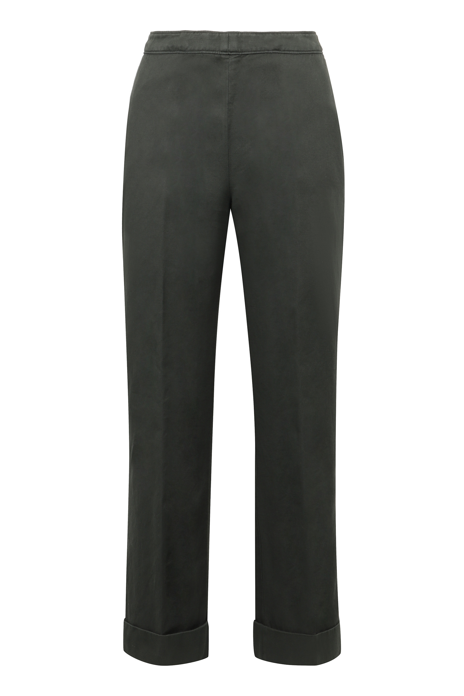 Aspesi Cotton-linen Trousers With Back Welt Pocket