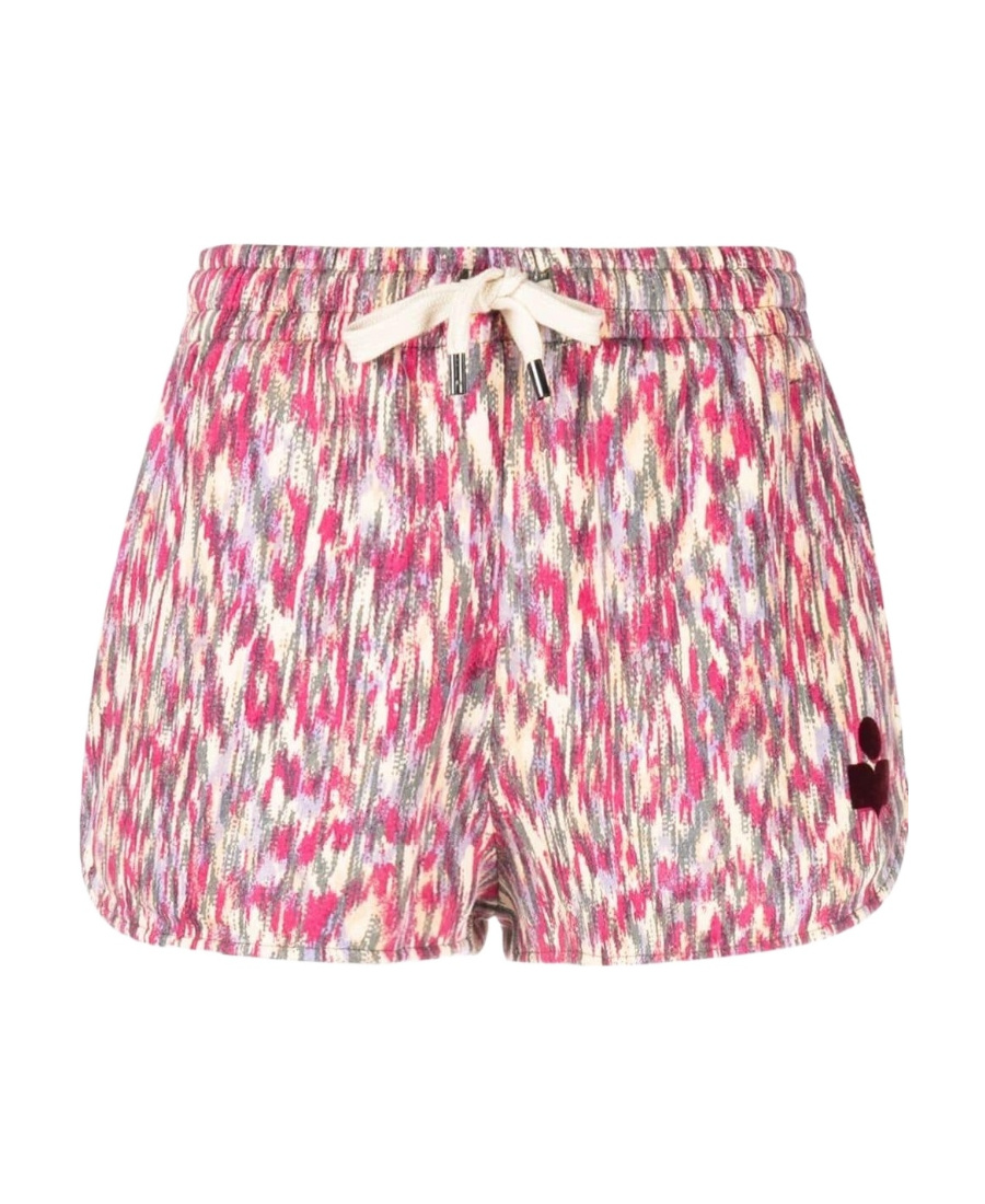 Isabel Marant Logo Shorts In Pink