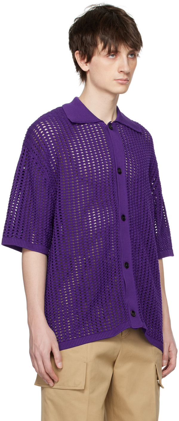 WOOYOUNGMI LAPEL SHORT-SLEEVED SHIRT