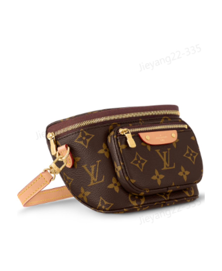 Pre-owned Louis Vuitton Bumbag Zipper Mini Shoulder Bag In Brown