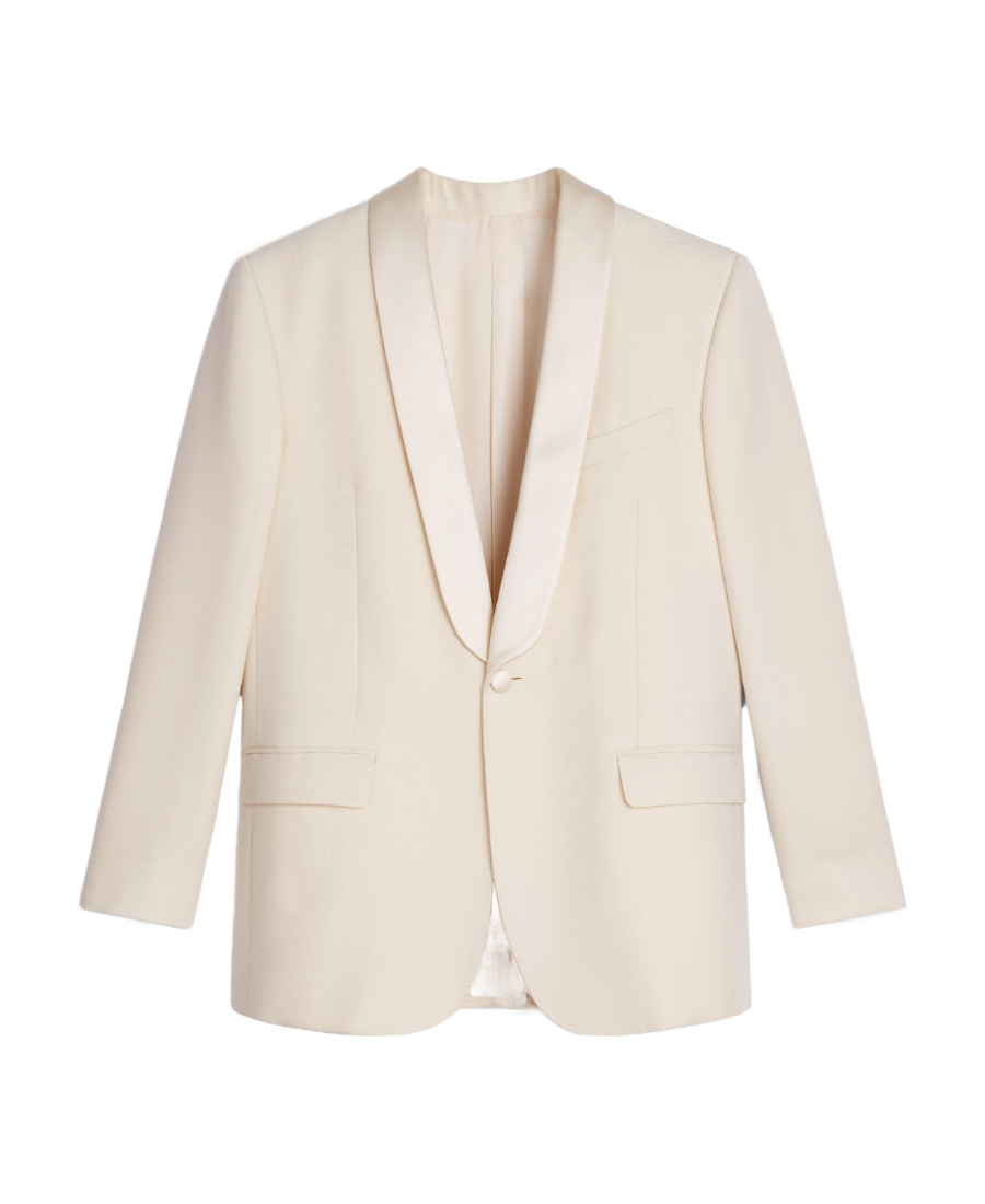 Celine Jude Dovetail Suit Jacket In Nude