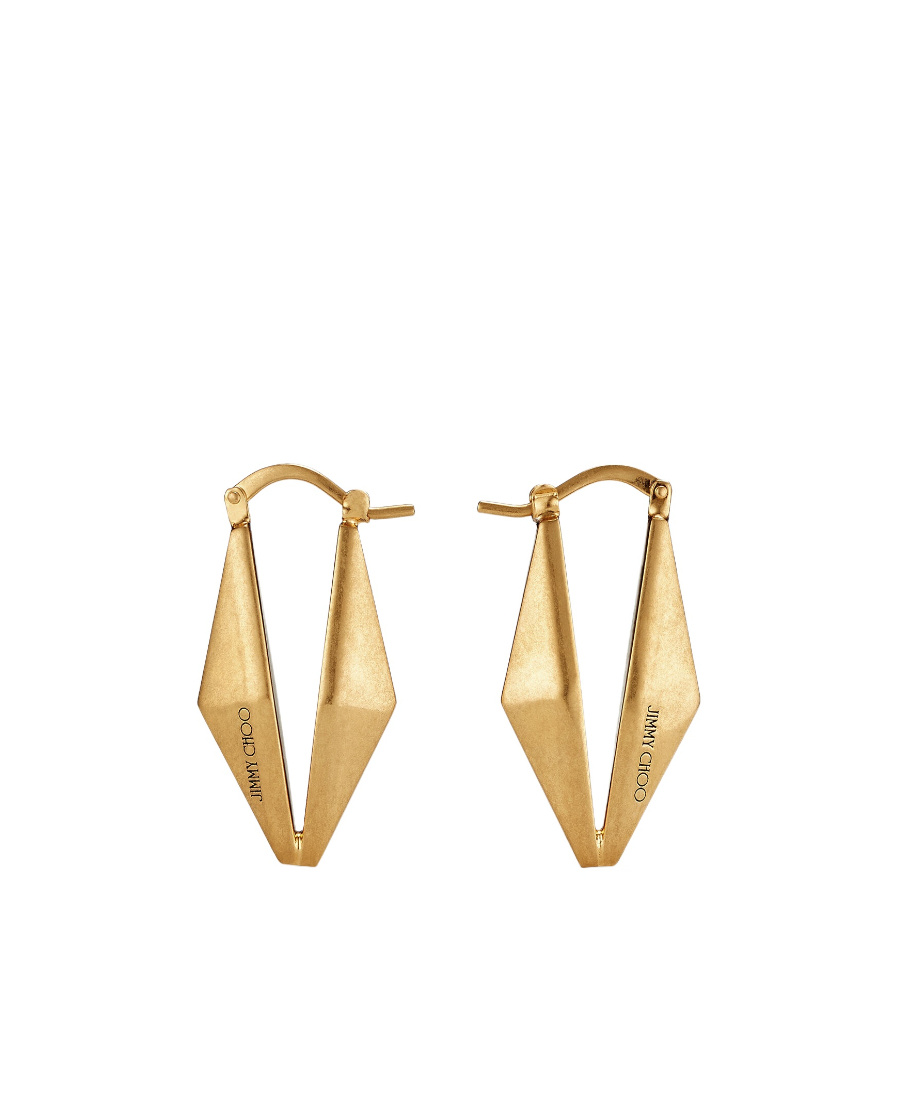 Jimmy Choo Diamond Chain Earring In Gold