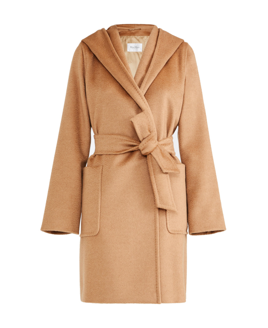 Max Mara Maxmara Teddy Bear Icon Coat Camel In Nude