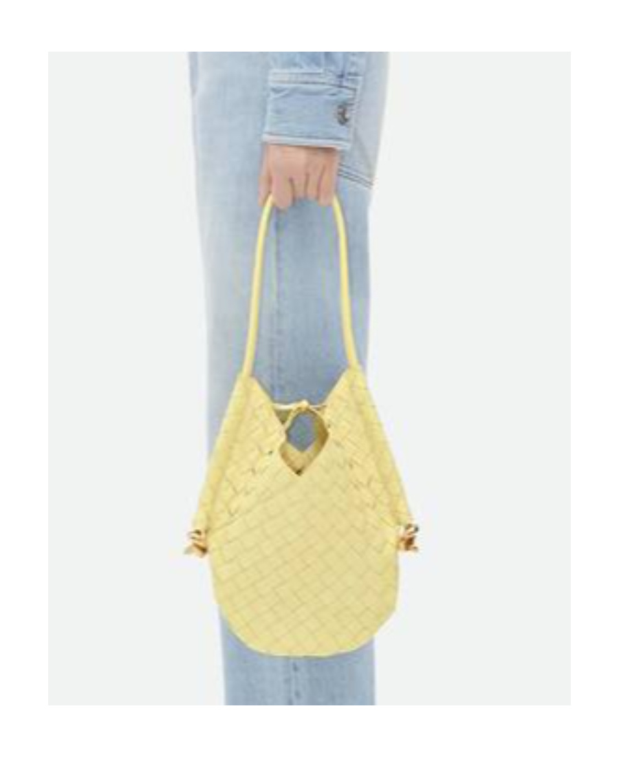 Bottega Veneta Small Solstice Shoulder Bag In Nude