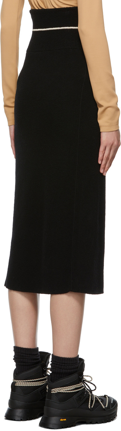 Moncler 2  1952 High-waisted Skirt In Black