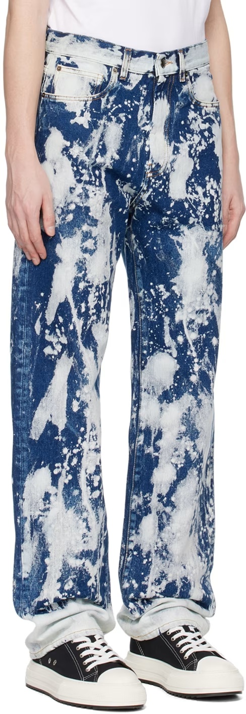 Darkpark Denim Trousers With Belt Loops In Blue