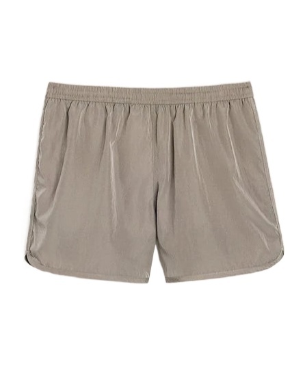 Ami Alexandre Mattiussi Elastic Waist Swimming Trunks In Nude