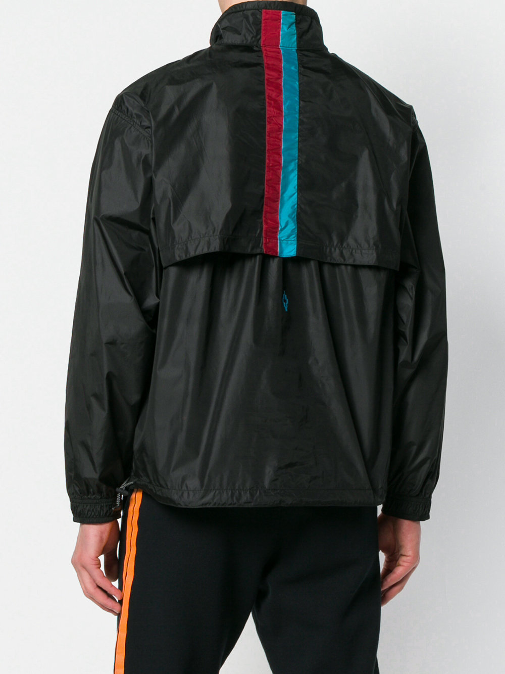 Marcelo Burlon County Of Milan Colour Band Anorak In Black