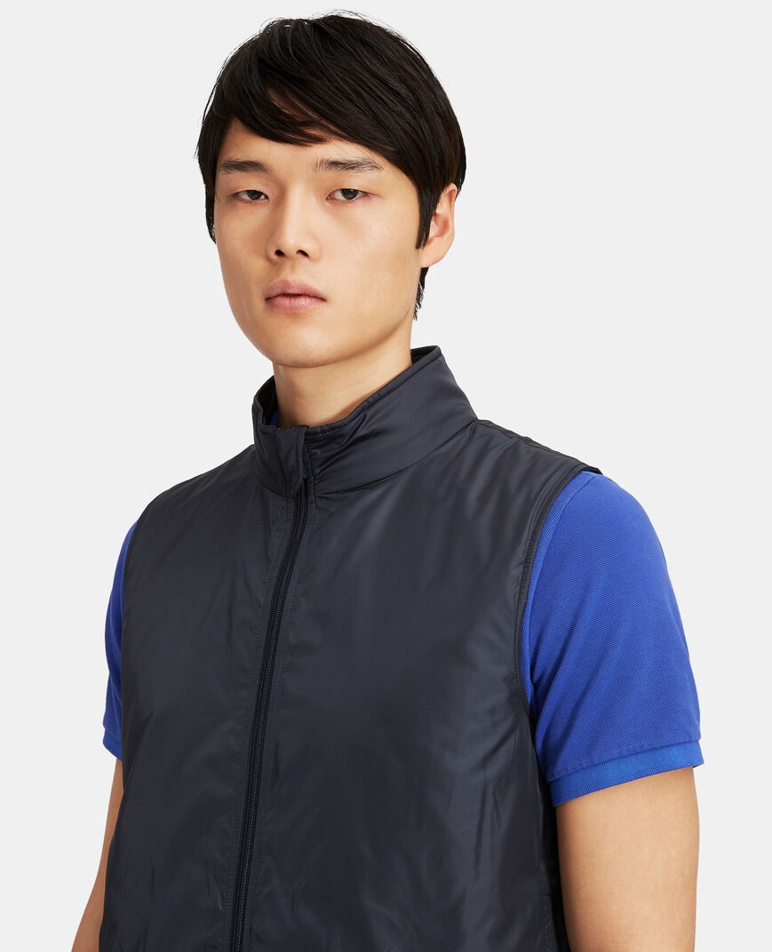 Aspesi Lightweight Gilet Jacket In Black