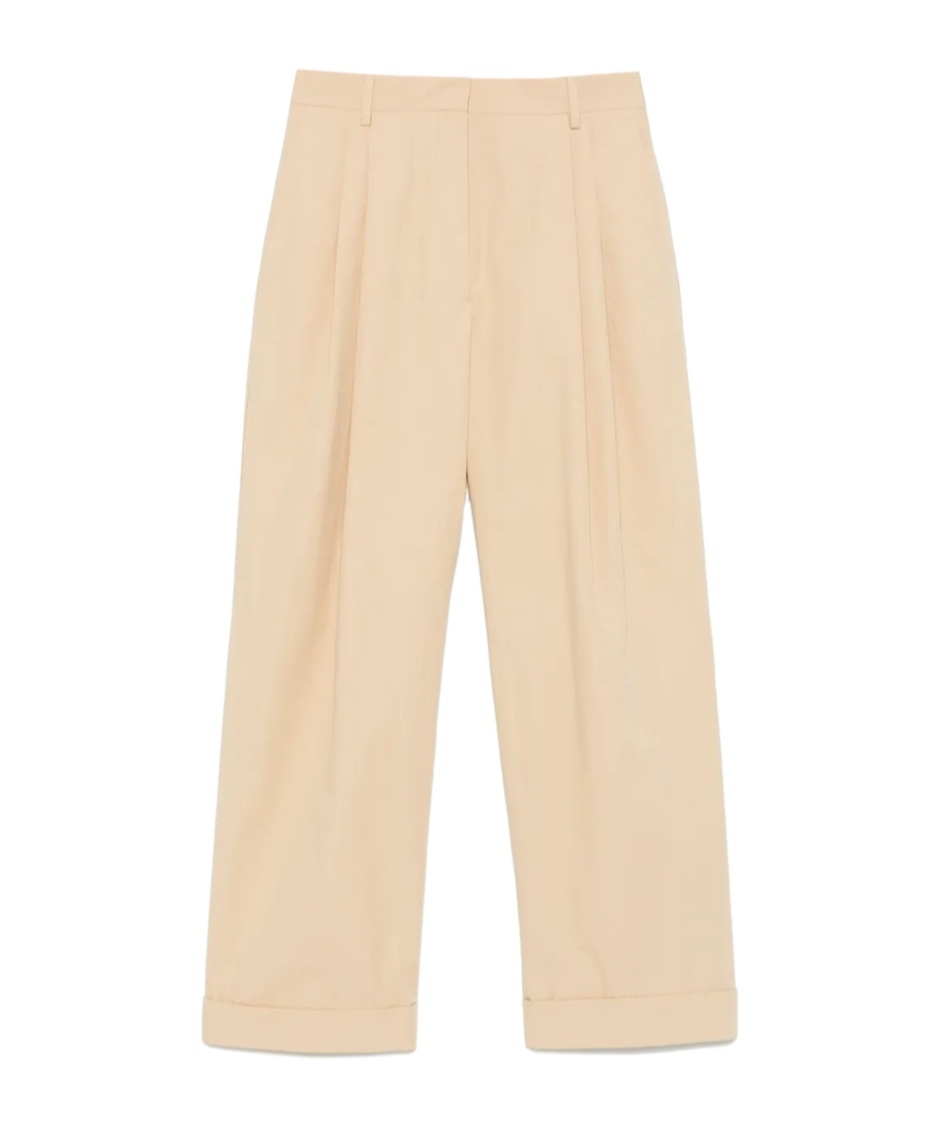 Dries Van Noten Belt Loop Casual Pants In Nude