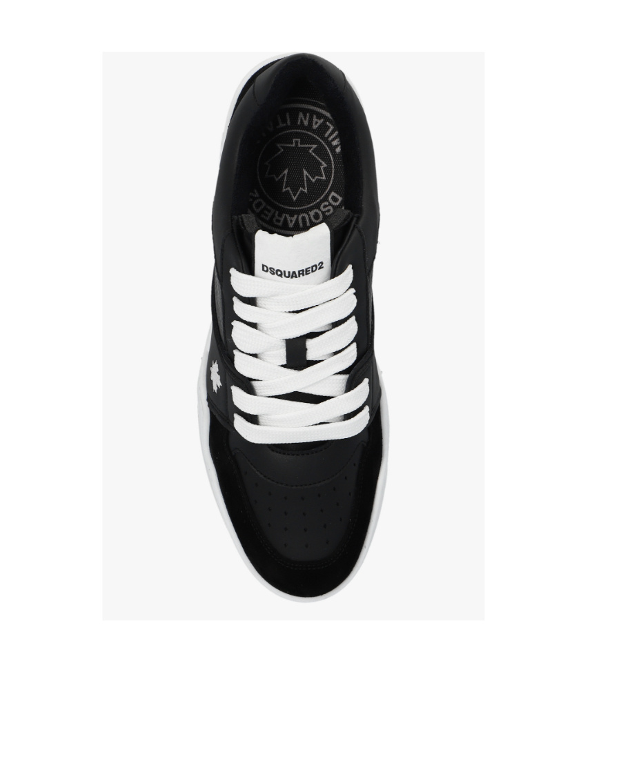 Dsquared2 Spiker Low-top Sneakers In Black