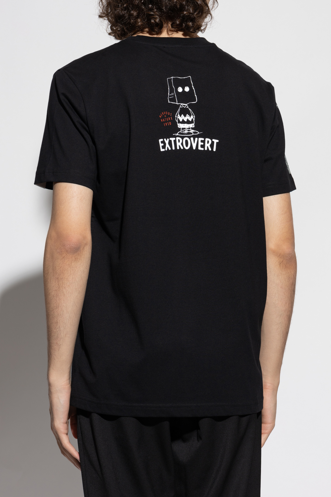 Iceberg Round-neck Printed T-shirt In Black