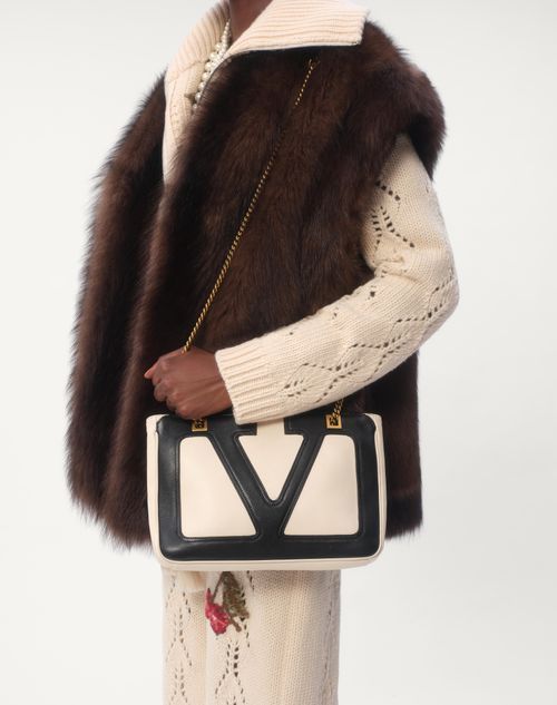 Valentino Weste Aus Lammfell Frau Braun 44 In Brown