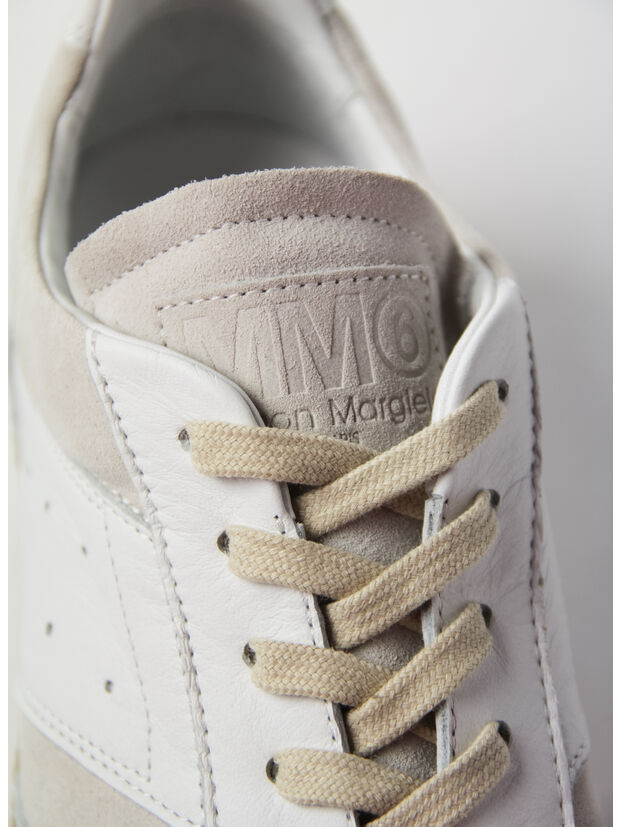 Mm6 Maison Margiela Replica Low-top Sneakers In White