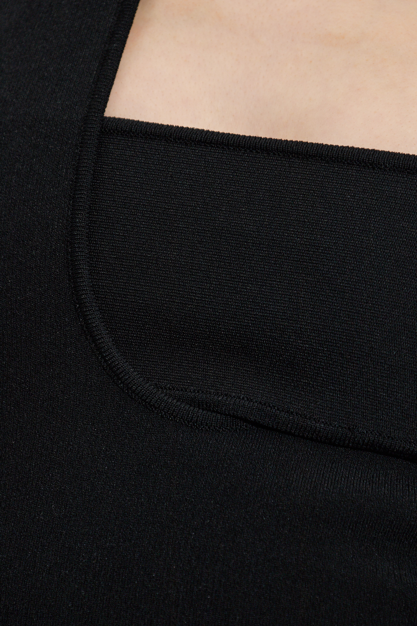 Courrèges Bodysuit With Straps In Black