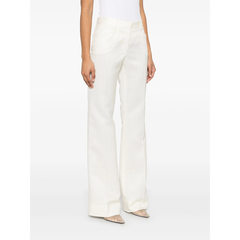 Tom Ford Belt Loops Slacks In White