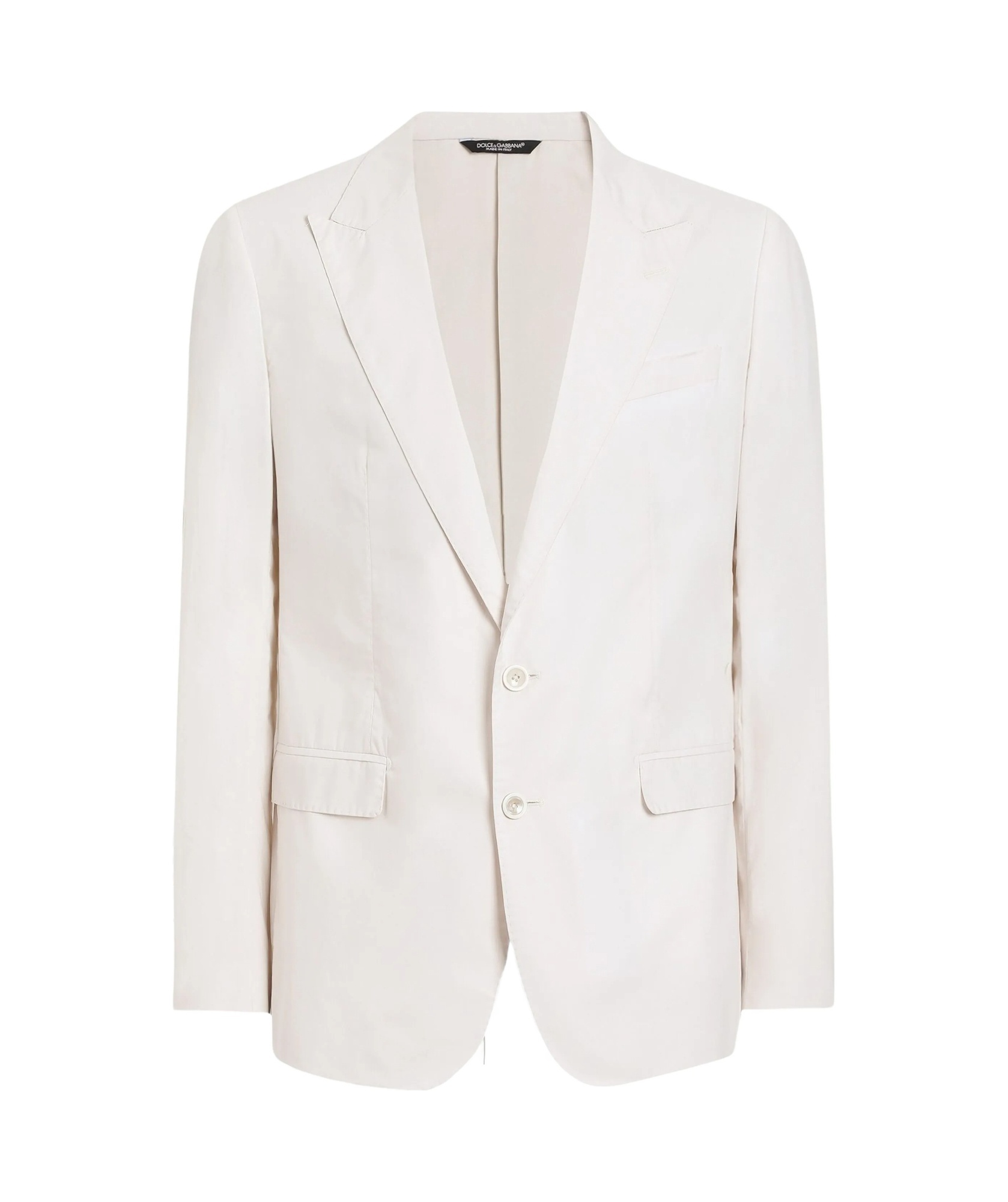 Dolce & Gabbana Single-breasted Blazer In White
