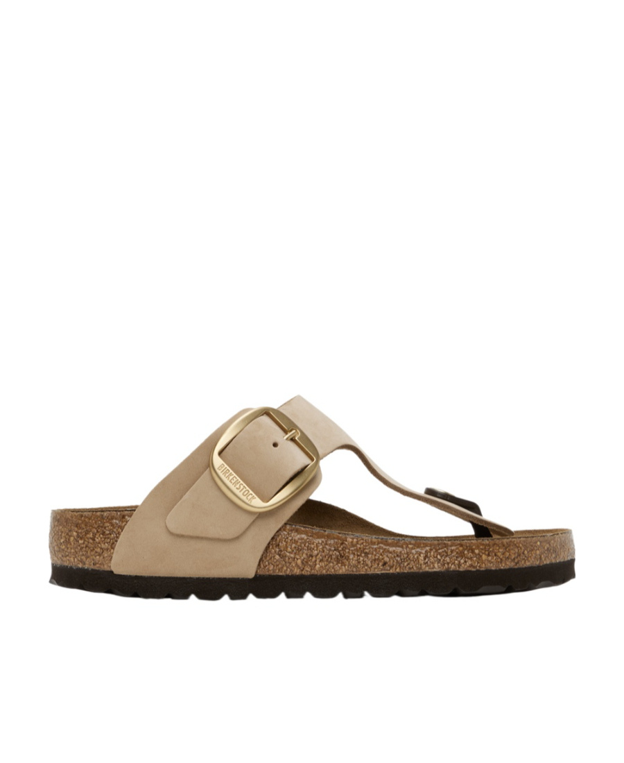 Birkenstock Sandals Gizeh Big Buckle In Nude