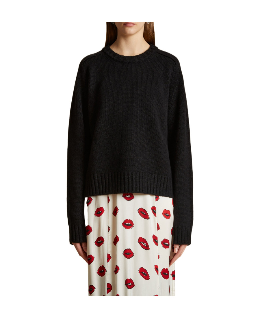Khaite Mae Sweater In Black