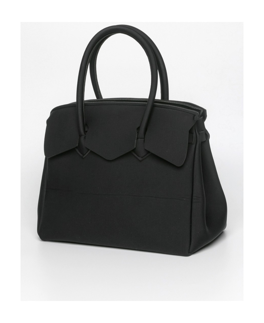 Save My Bag Black Miss Plus Handbag In Black