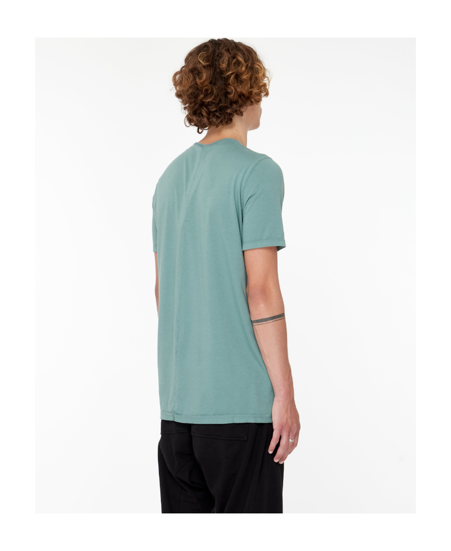 Rick Owens Drkshdw Slogan-patch Cotton T-shirt In Green