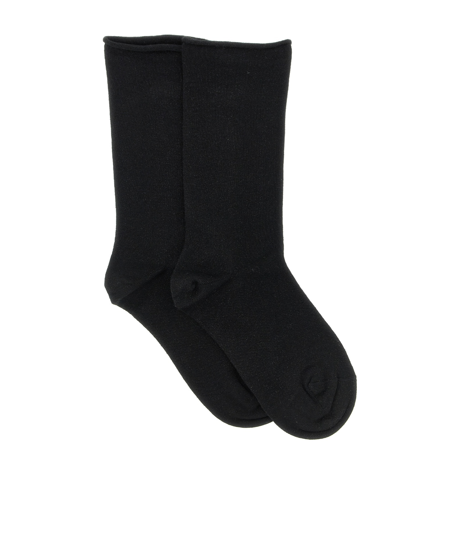 Brunello Cucinelli Tight Knit Socks In Black