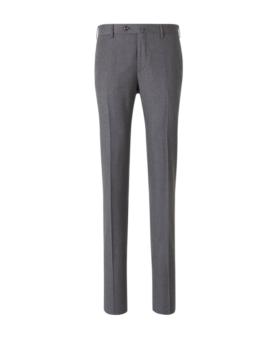 Pt01 Mid-waist Casual Pants In Black