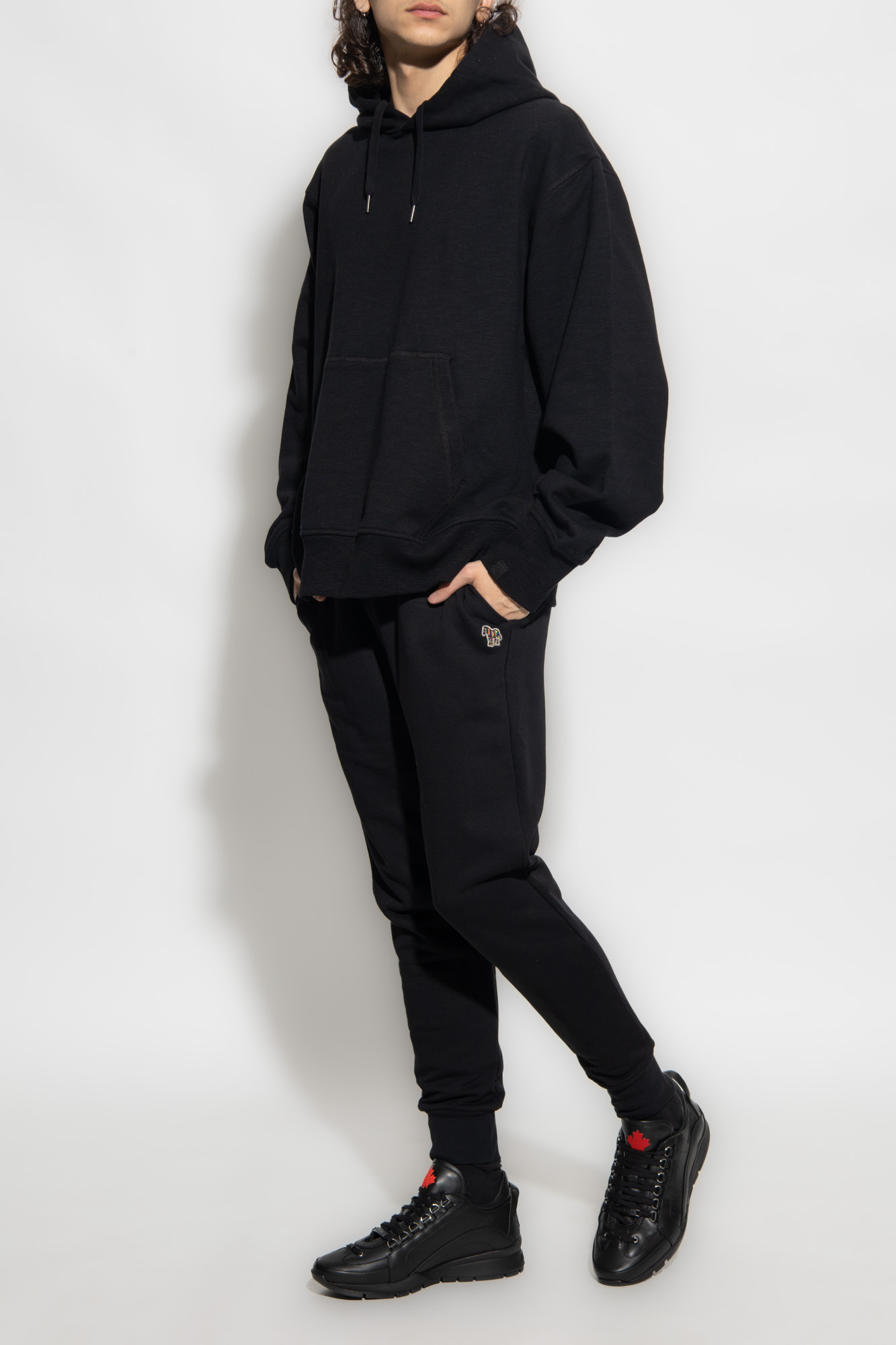 PS BY PAUL SMITH PS PAUL SMITH ZEBRA PATCH DRAWSTRING JOGGING PANTS