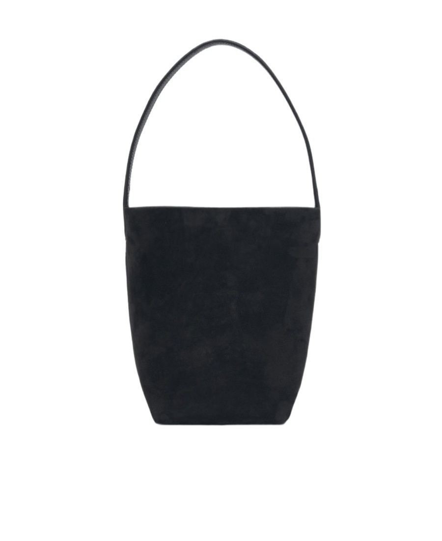The Row Embossing Shoulder Bag In Black