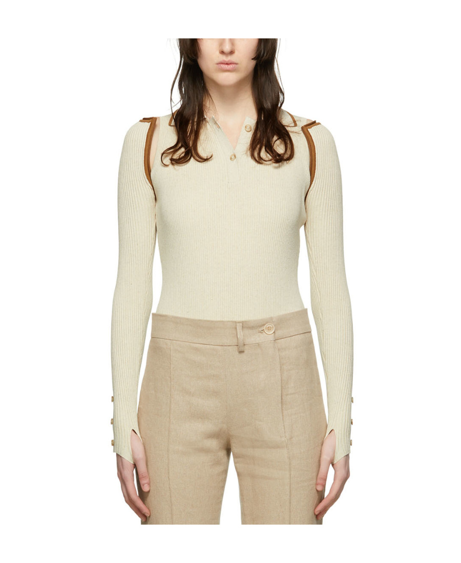Jacquemus Beige 'le Body Cielo' Bodysuit
