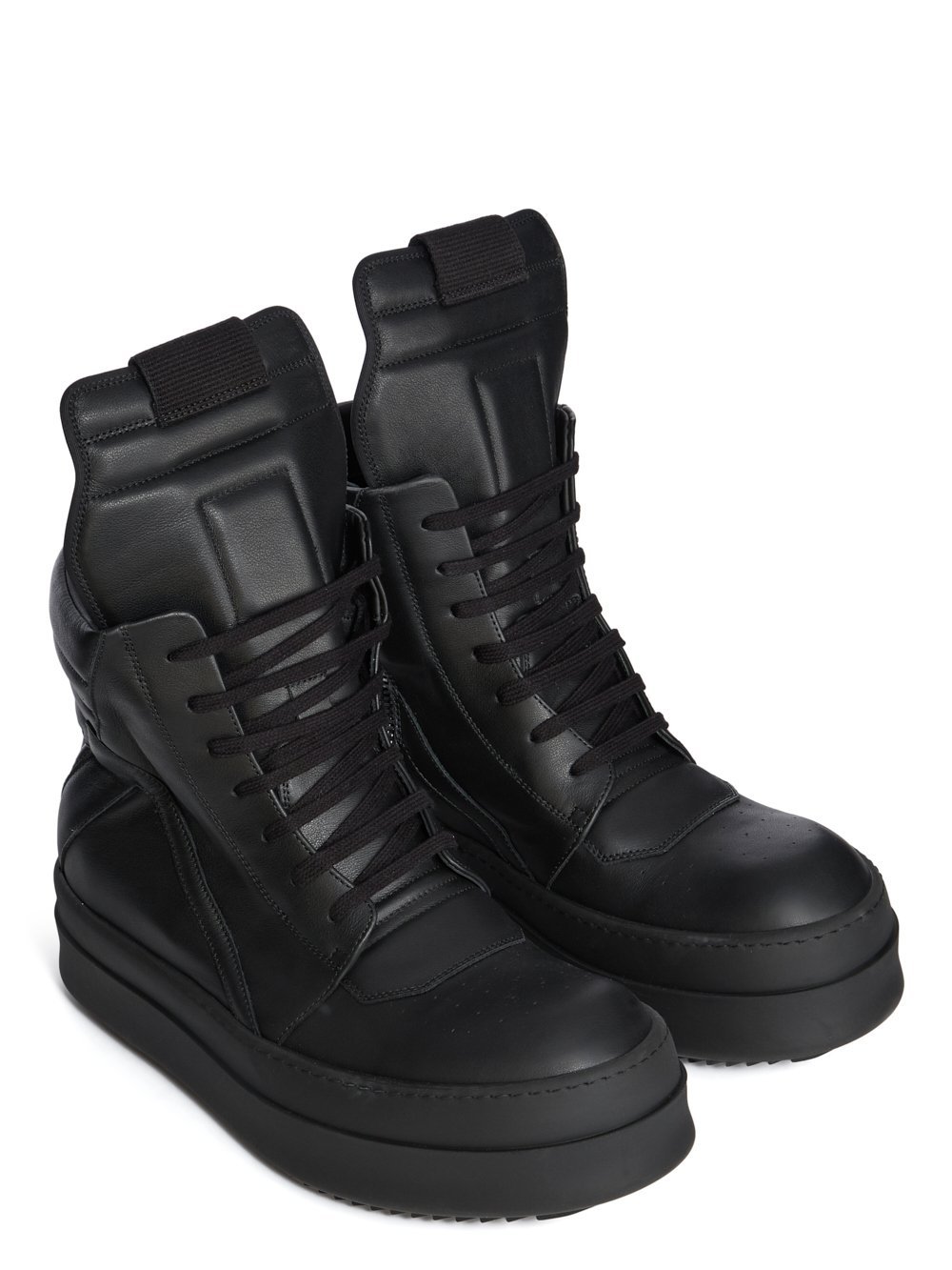 Rick Owens Round Toe High Top Casual Shoes