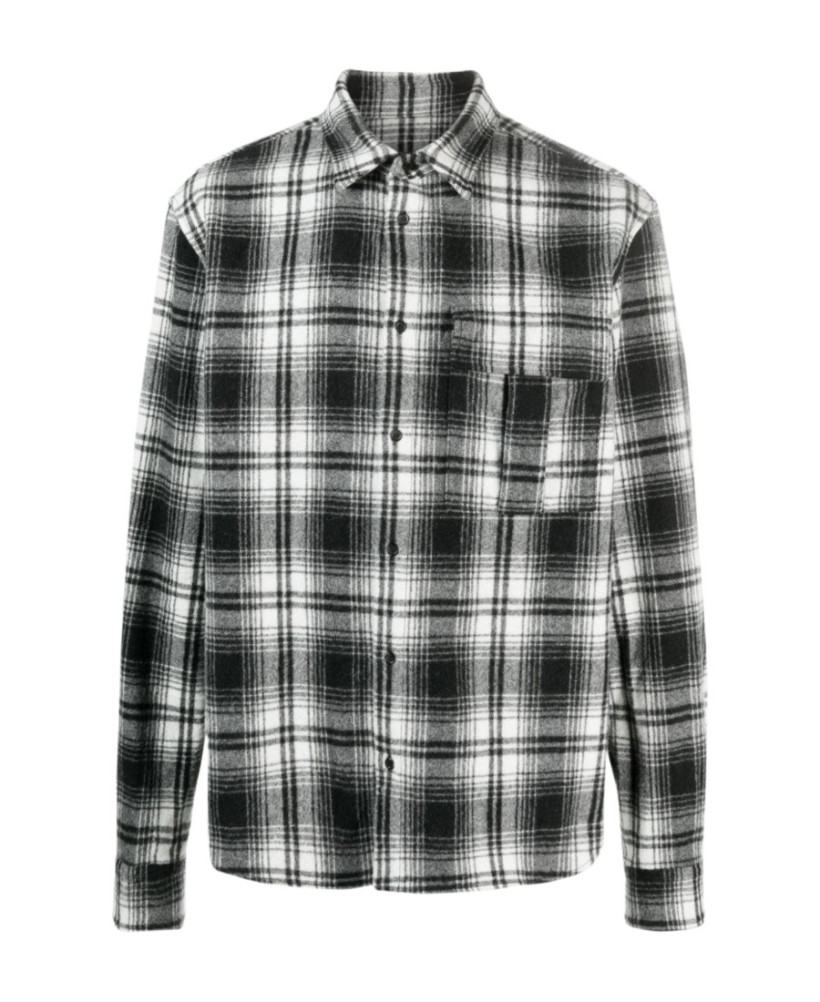 Dsquared2 Plaid-check Pattern Shirt In Gray