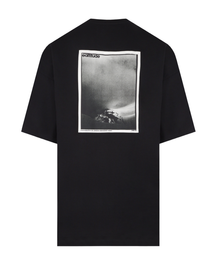 Oamc Buzza Photograph-print T-shirt In Black
