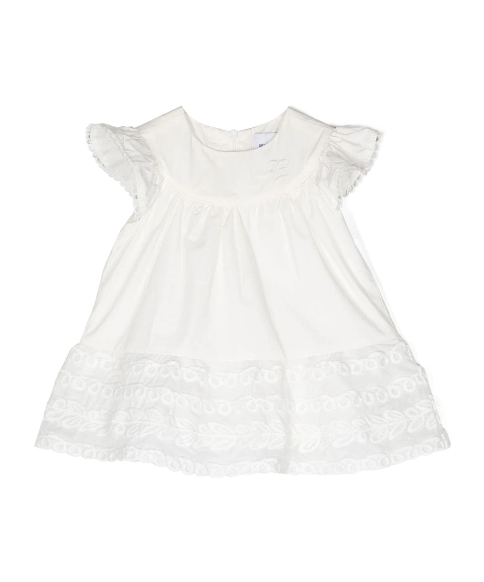 ERMANNO SCERVINO EMBROIDERED DETAILS CASUAL DRESS