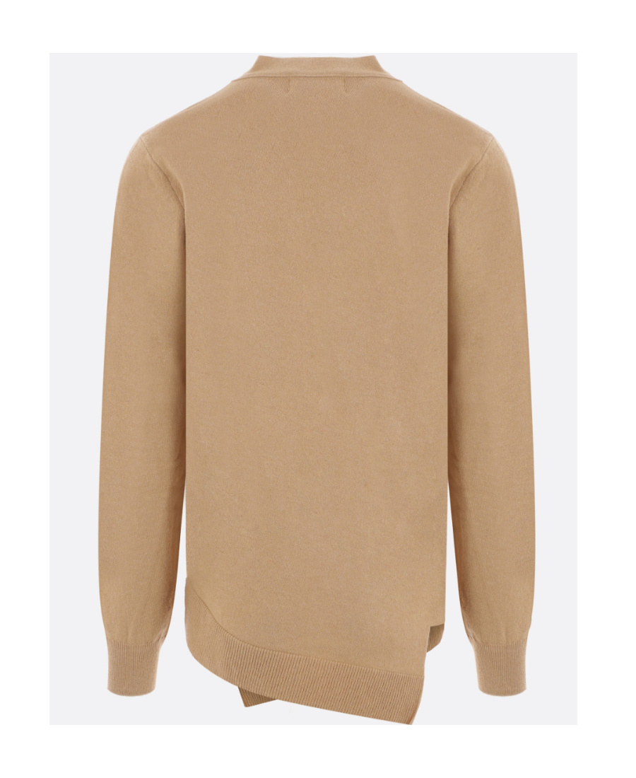 Comme Des Garçons Beige Cardigan X La Coste In Nude