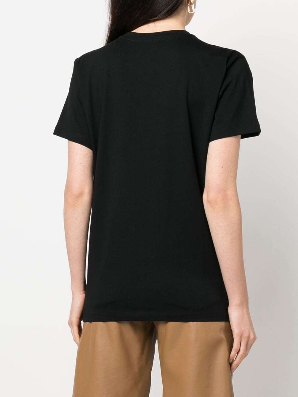 Isabel Marant Cotton Logo Print T Shirt In Black