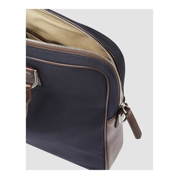 Dunhill Logo Briefcase In Black