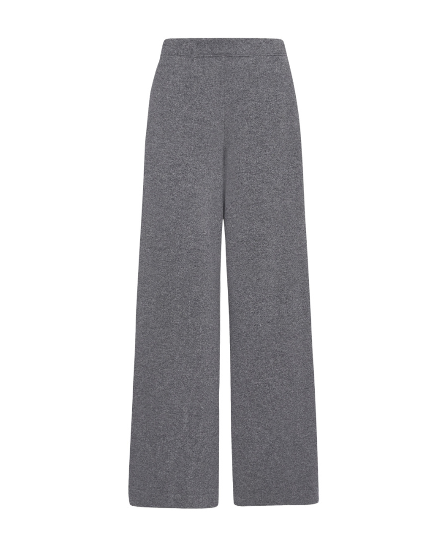 Shop The Row Wide-leg Wool Trousers In Gray