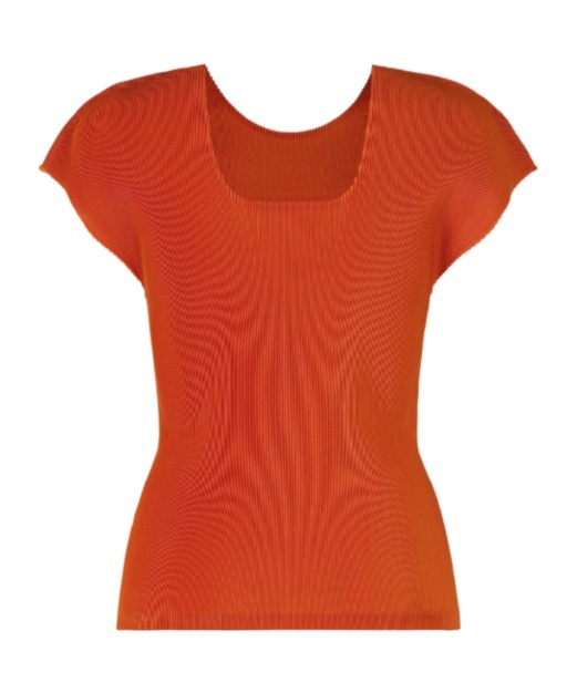 Issey Miyake Pleats Please In Orange