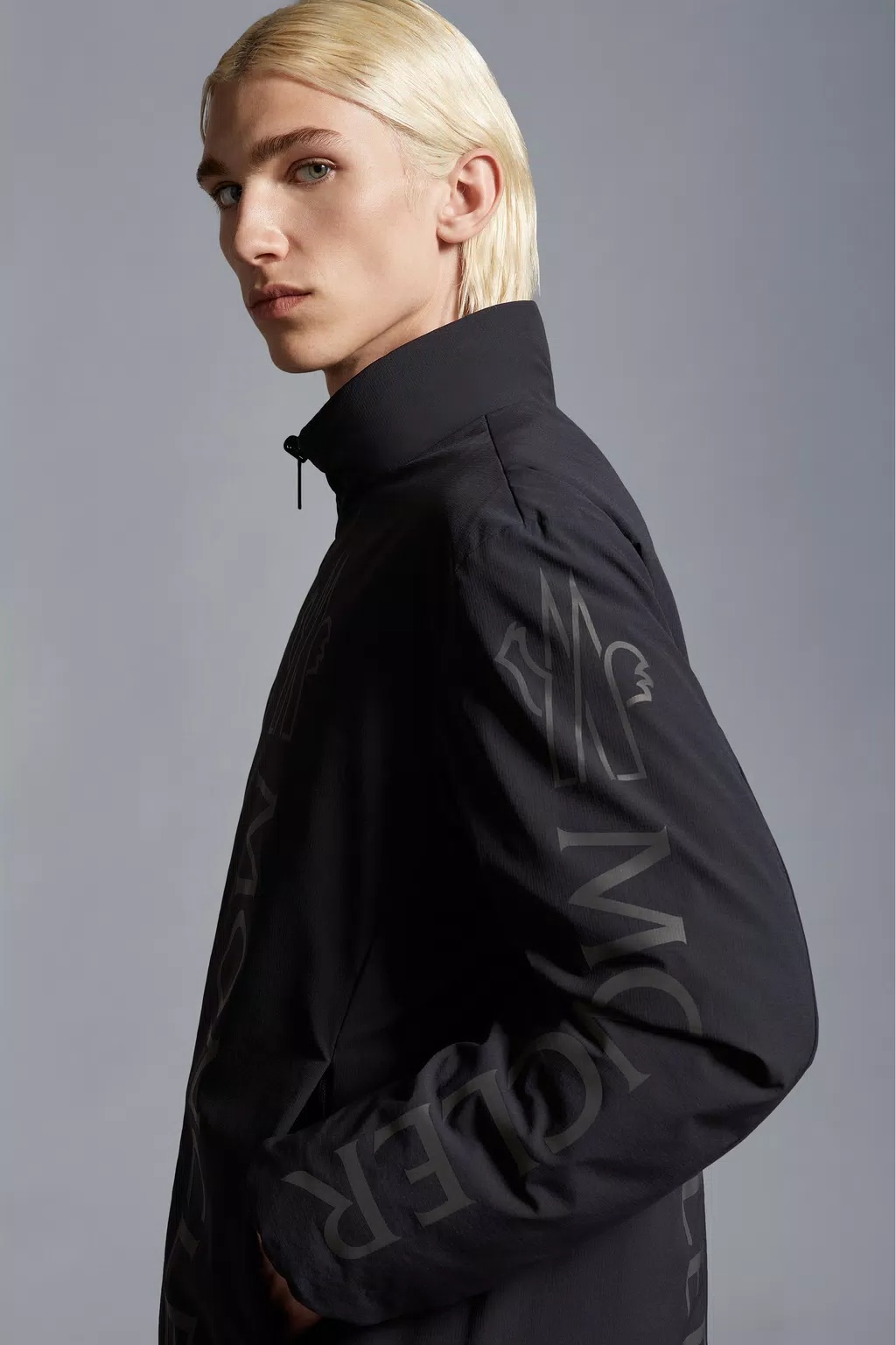 Moncler Ponset Reversible Nylon Jacket In Black