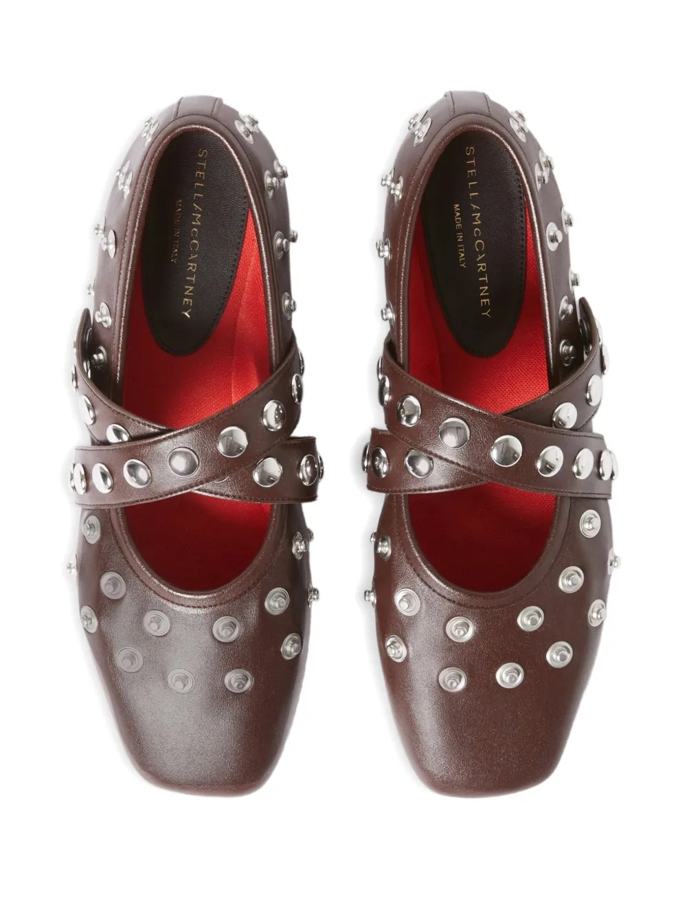 Stella Mccartney Ryder Popper-studded Ballet Flats