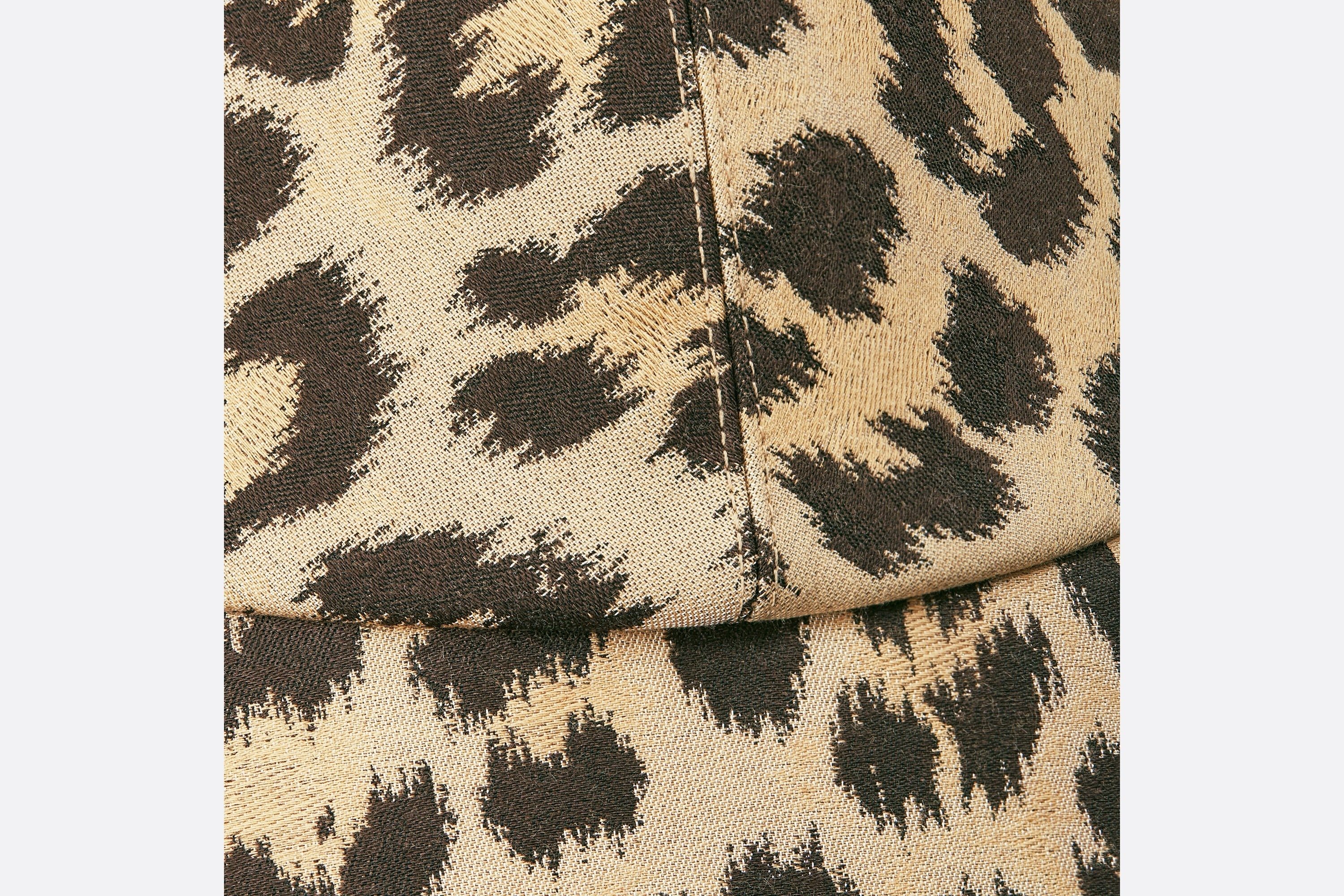 Dior Leopard Print Baseball Cap