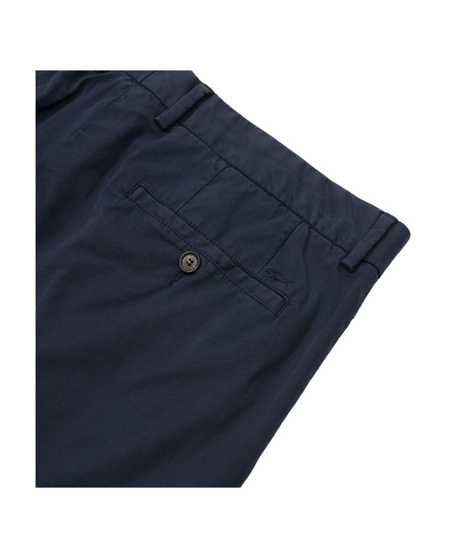 PAUL & SHARK DARK BLUE SLIM-FITTING SHORTS