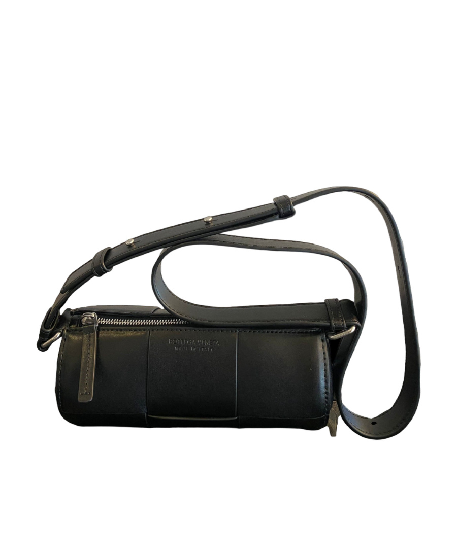 Bottega Veneta Small Canette Crossbody Bag In Black